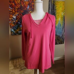 Danskin Now Fuchsia Long Sleeve Hoodie